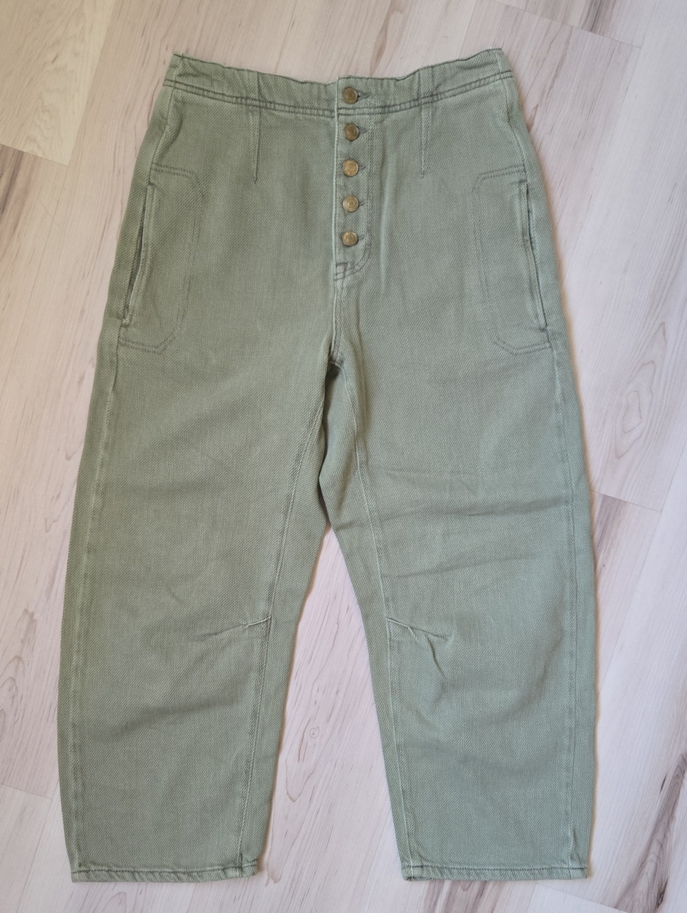 We The Free Osaka Jeans, Olive Green, Size 27